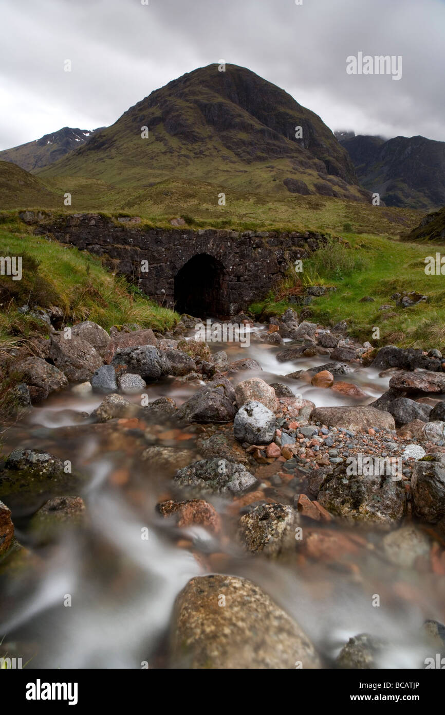 Eines der drei Schwestern Berg, Glencoe, Schottland. Stockfoto