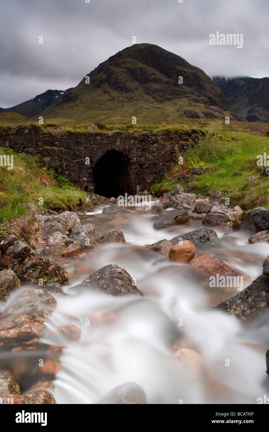 Eines der drei Schwestern Berg, Glencoe, Schottland. Stockfoto