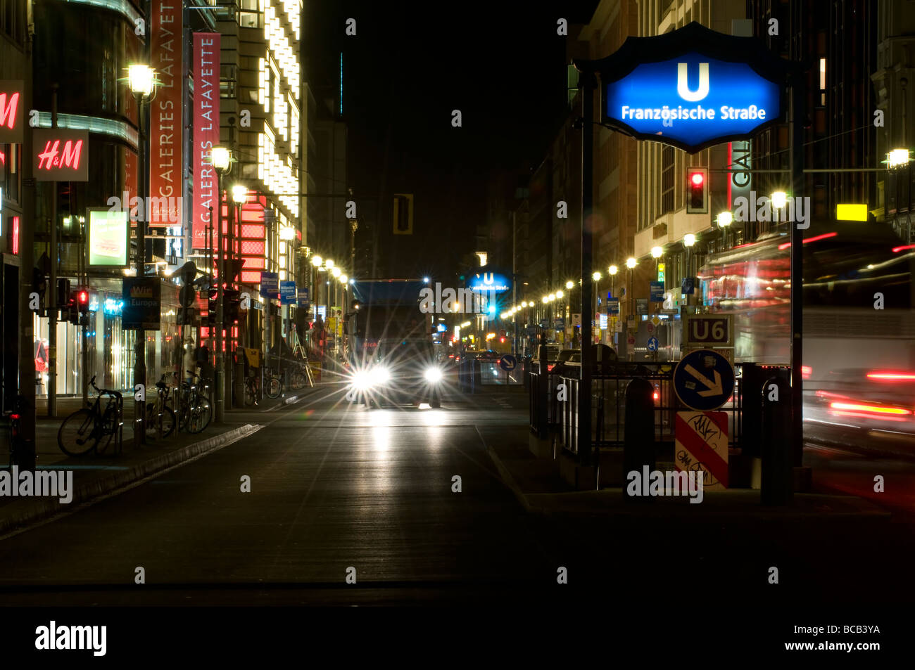 Berlin-Friedrichstraße Stockfoto