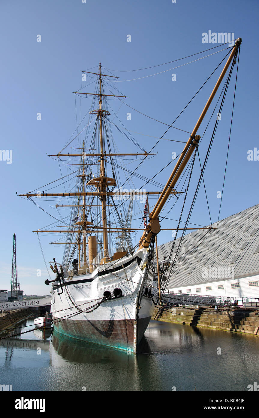 Chatham Historic Dockyard, Chatham, Kent, England, Vereinigtes Königreich Stockfoto