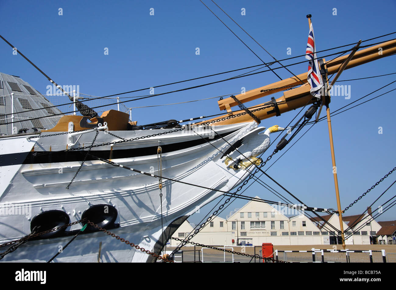 HMS Gannet, Chatham Historic Dockyard, Chatham, Kent, England, Vereinigtes Königreich Stockfoto