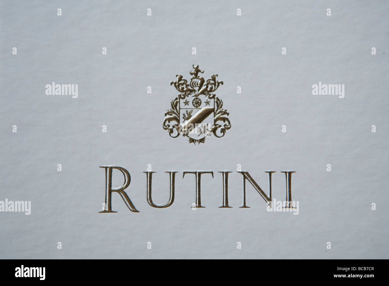 Rutini Wein aus Mendoza, Argentinien. Stockfoto