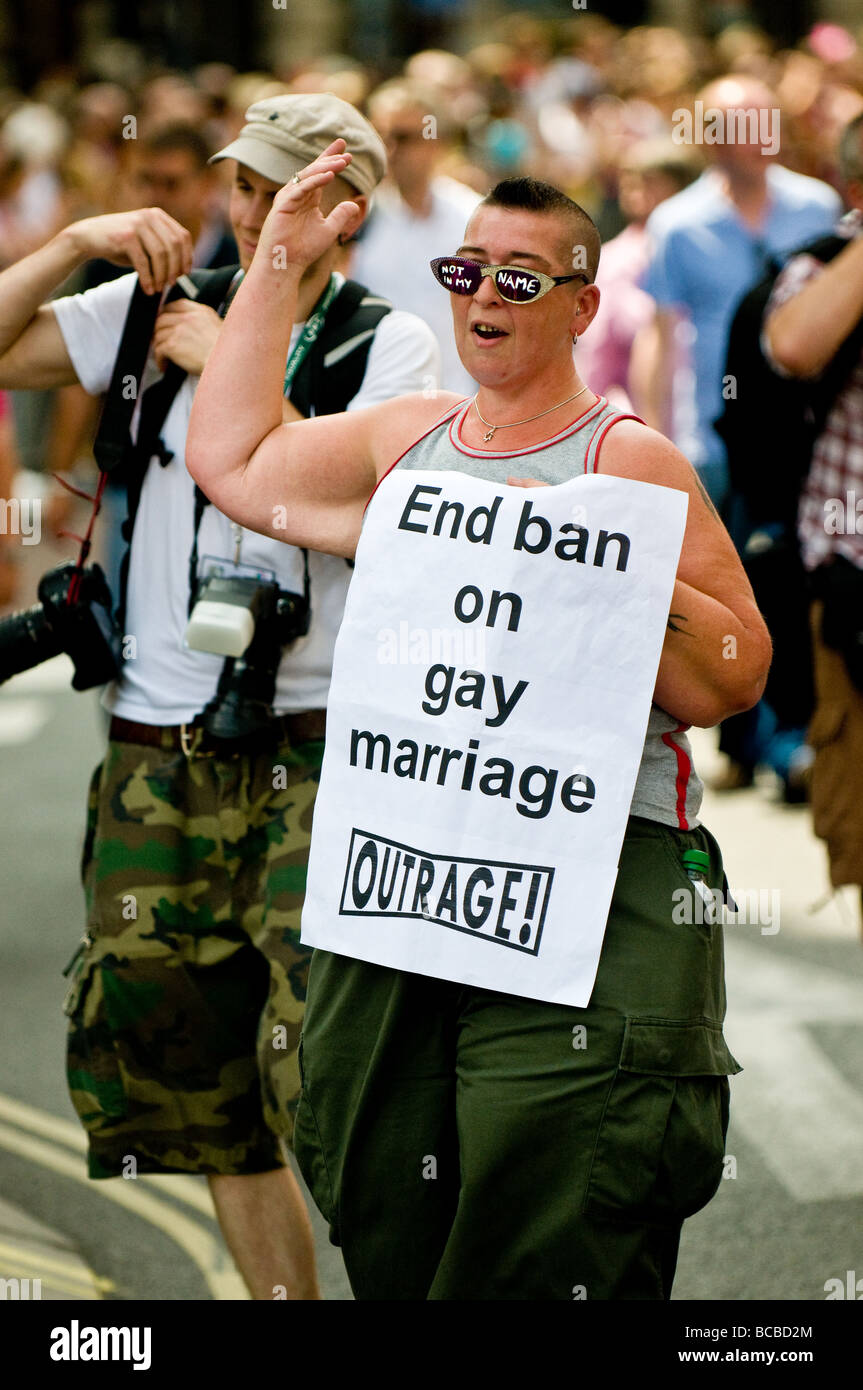 Gay-Pride-Parade in London Stockfoto