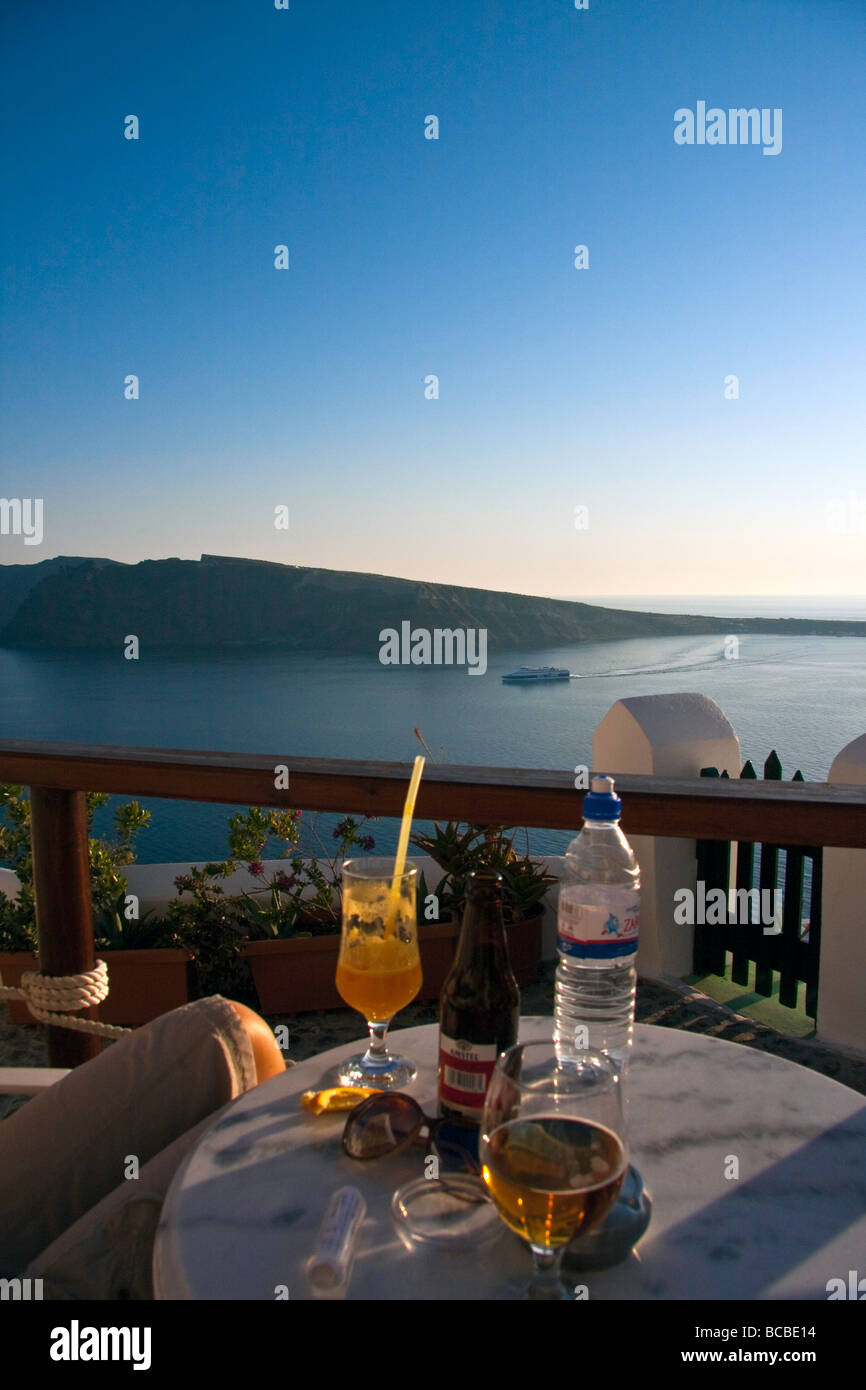 Santorini Oia griechischen Insel Vulkan Urlaub Meer Urlaub Griechenland Stockfoto