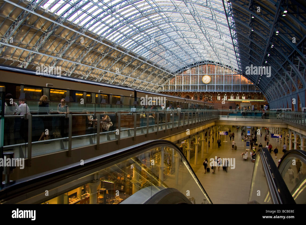 Bahnhof St Pancras-London-UK Stockfoto
