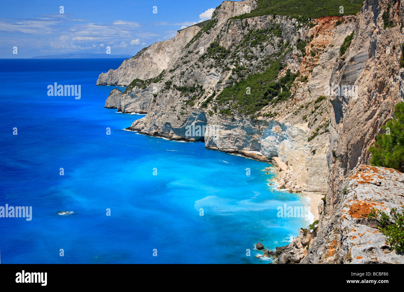Keri Caves Zante Zakynthos Zankynthos Ionischen Meer Griechenland EU Europäische Union Europa Stockfoto