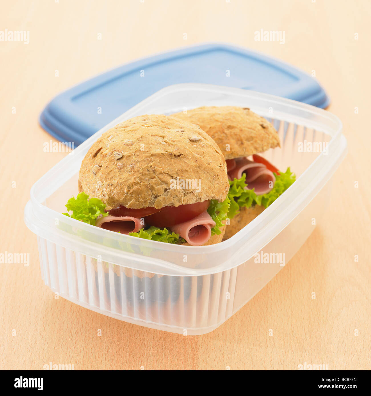Gesunden Lunchpaket. Stockfoto