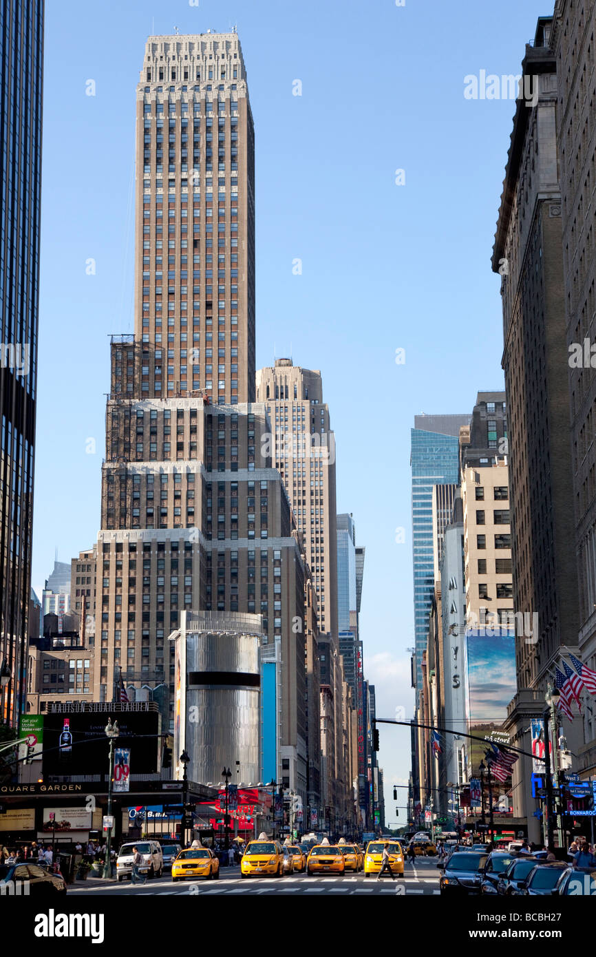 Wolkenkratzer in New York City Stockfoto