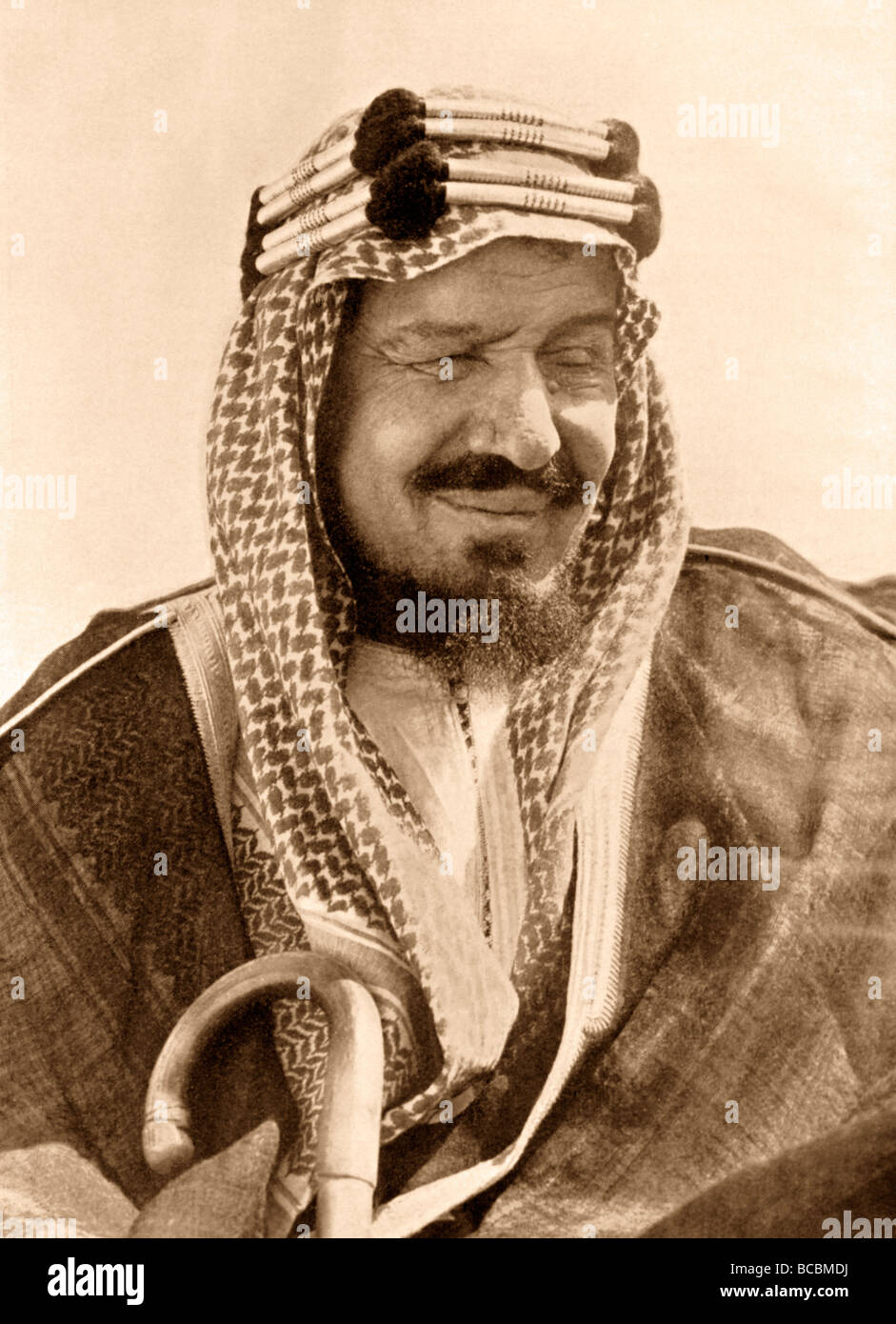 Saudi Arabien aus Brunnen von Ibn Sau'd - Abd Al-Aziz Bin Abd Ar Rahman Al Faisal Wahhabiten Stockfoto