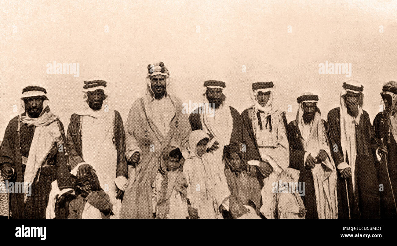 Saudi Arabien königlichen Familie 1918 Stockfoto