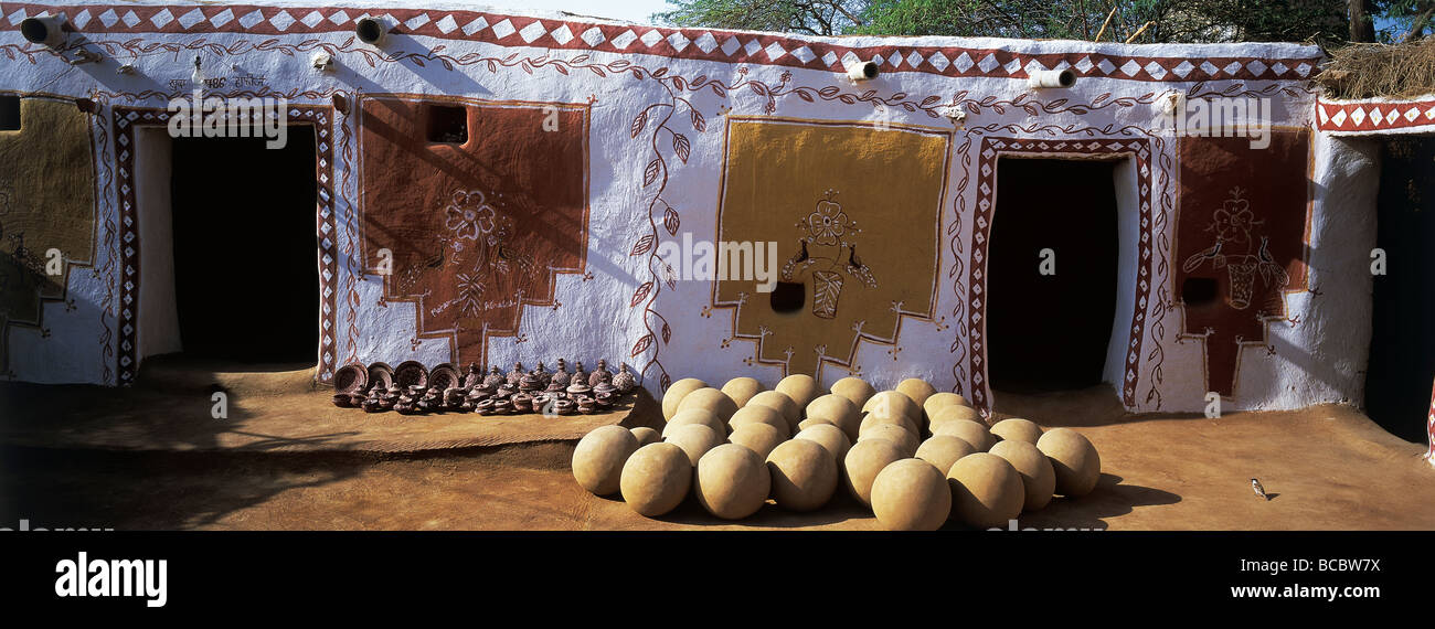 Indien, Madhya Pradesh State, Gwalior, Jain-Skulpturen Stockfoto