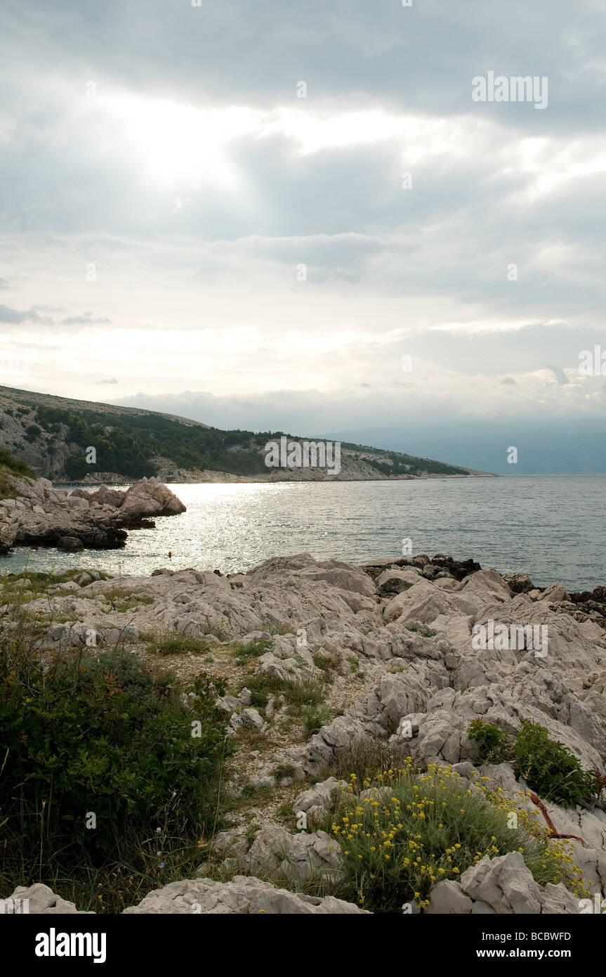 Blick auf die Felsen Stockfoto