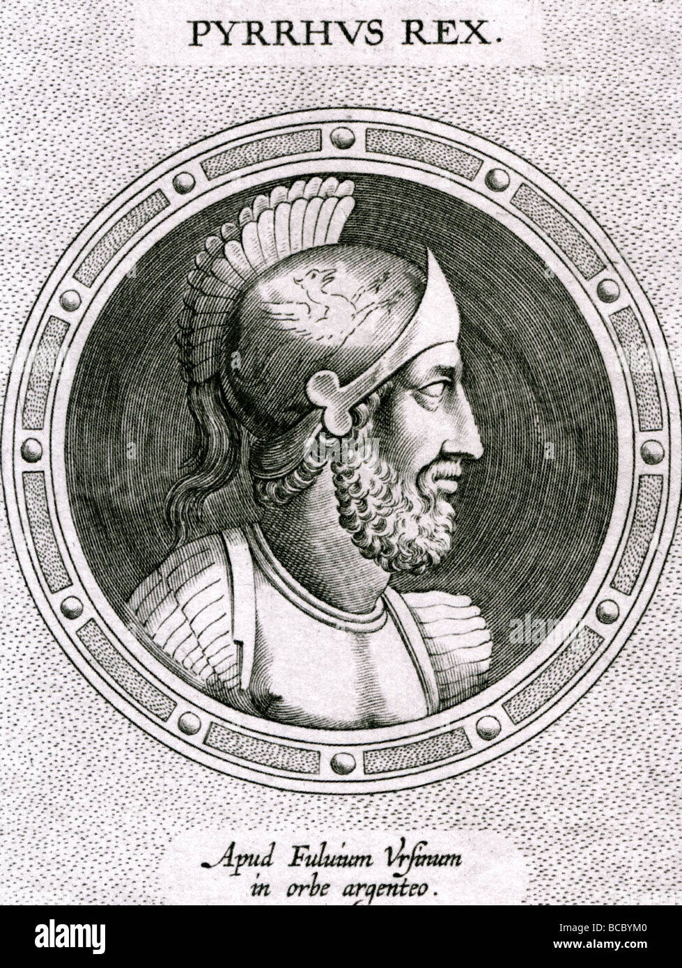 PYRRHUS, König von Epirus - griechische General, der Cousin zweiten Grades zu Alexander dem großen wurde Stockfoto