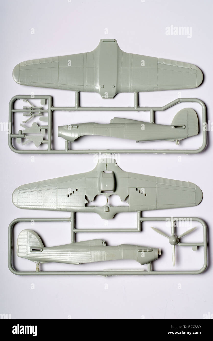 Revell Hawker Hurricane 1: 72 Plastik Skala Modellflugzeuge Stockfoto
