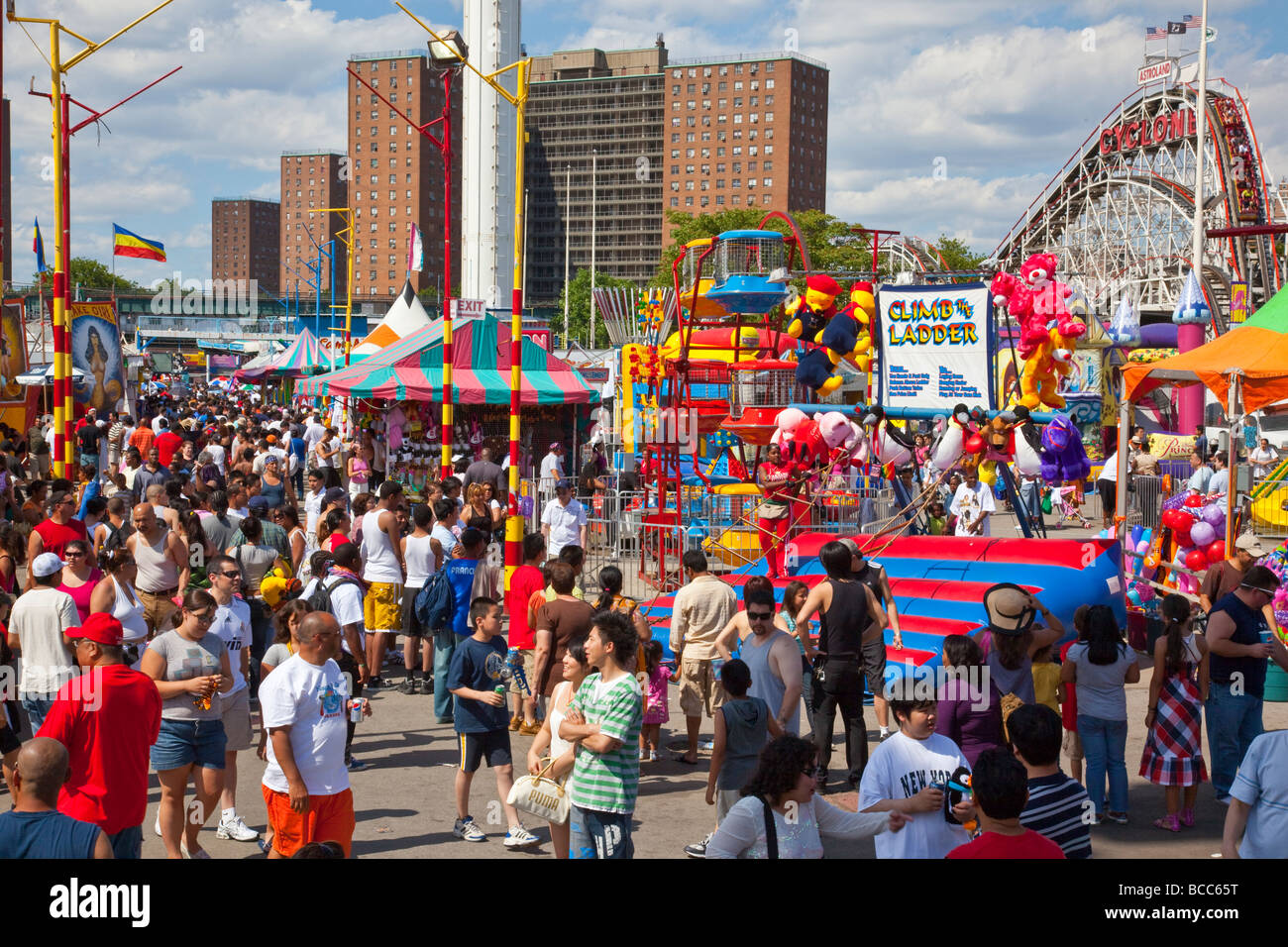 Coney Island Amuseument Park in New York Stockfoto