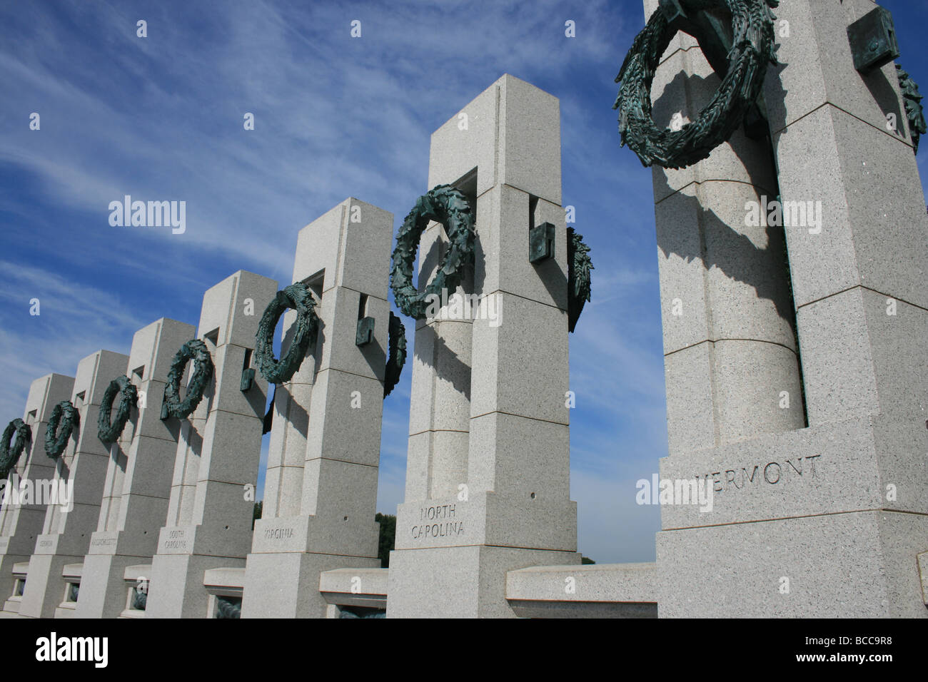 The National World War Two Memorial, Washington D.C. Stockfoto