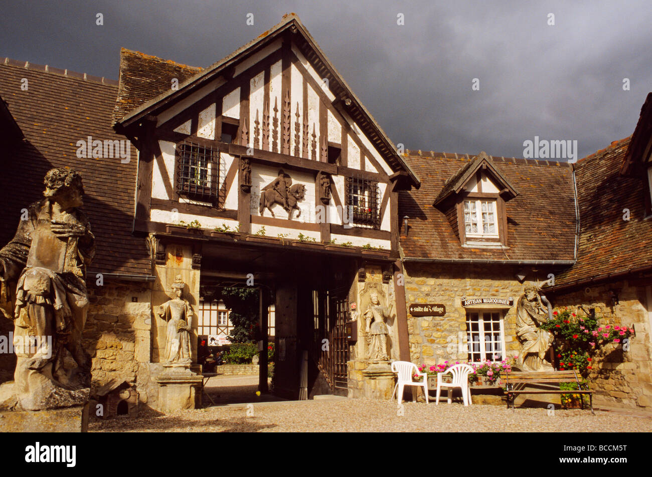 Frankreich, Calvados, Dives Sur Mer, Wilhelm der Eroberer ' s Dorf Stockfoto
