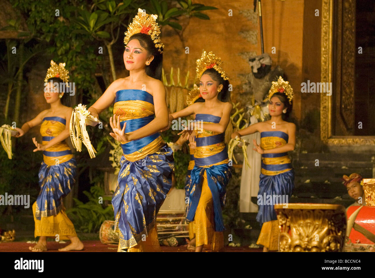 Ramayana-Tänzer in Ubud, Bali, Indonesien Stockfoto