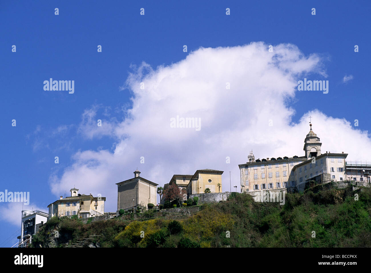 Italien, Piemont, Varallo, Sacro Monte Stockfoto