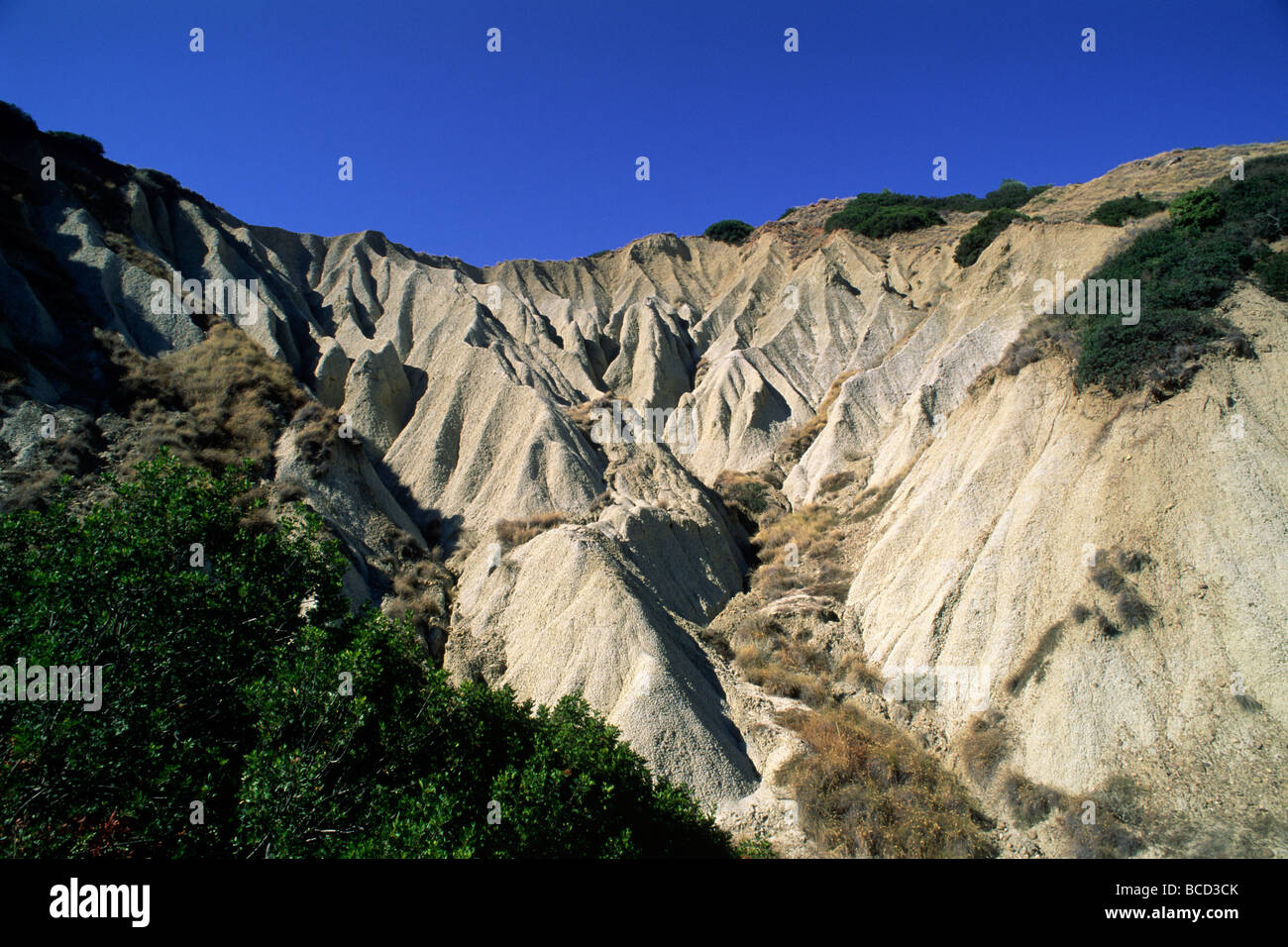 Italien, Basilicata, Gully Erosion Stockfoto