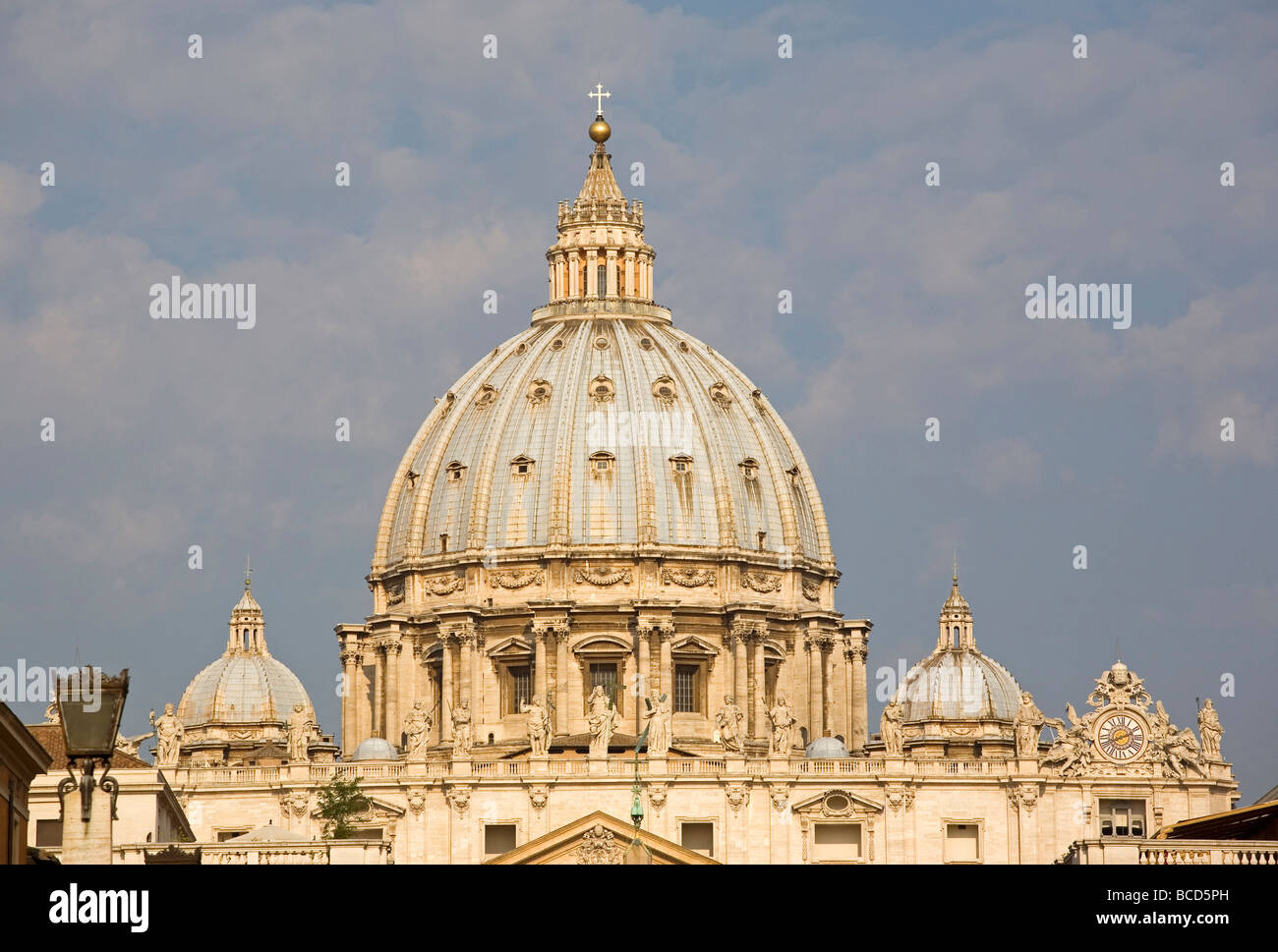 St Peter s Basilika Vatikanstadt Stockfoto