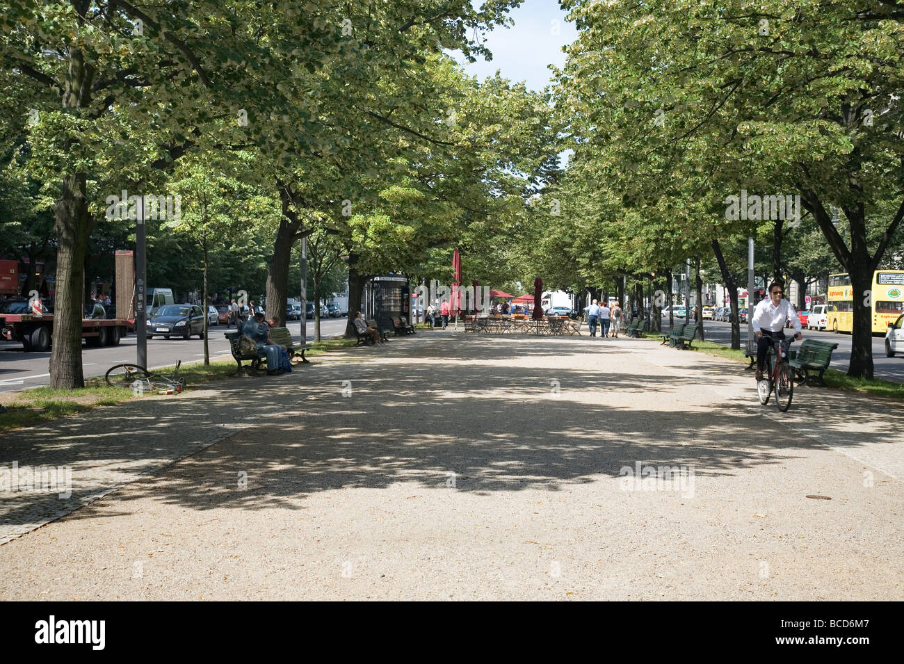 Unter Den Linden Berlin, Deutschland Stockfoto