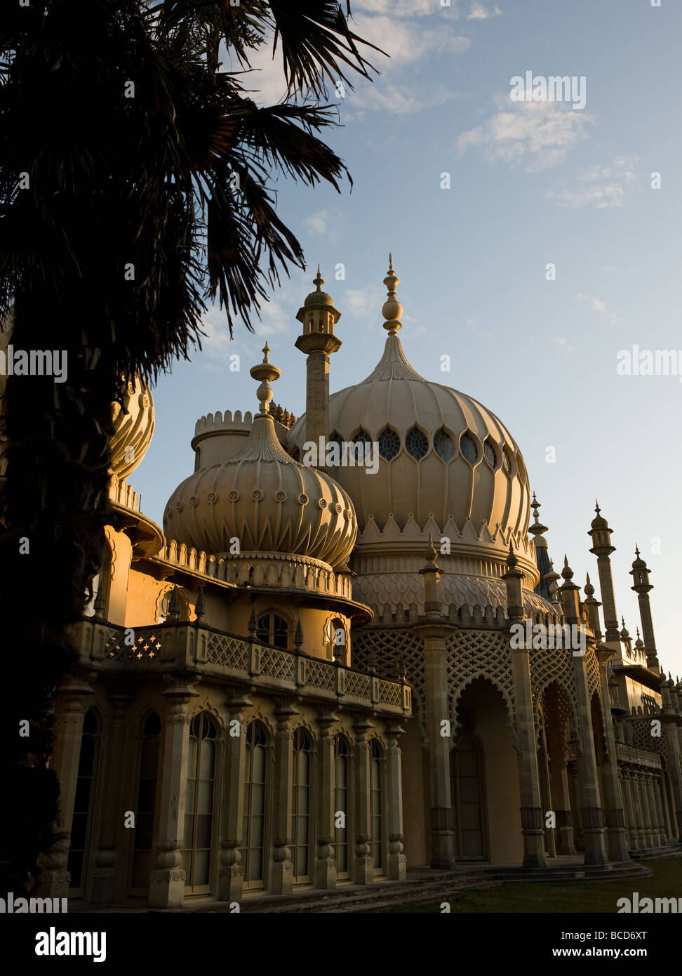 Der Royal Pavilion Brighton, Photograhed im Morgengrauen Stockfoto