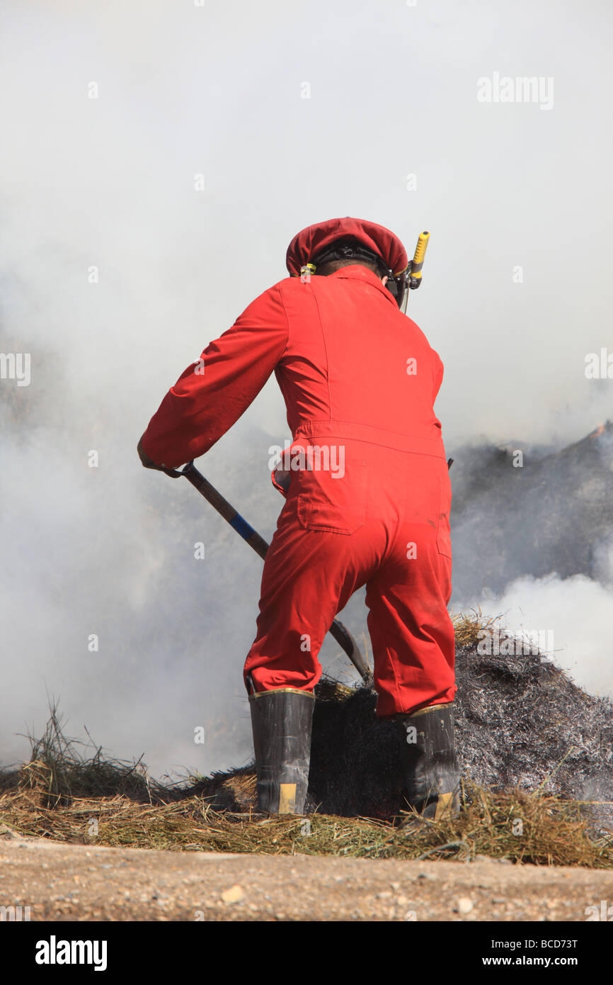 Feuerwehr Notruf Feuerwehr Feuer Stockfoto