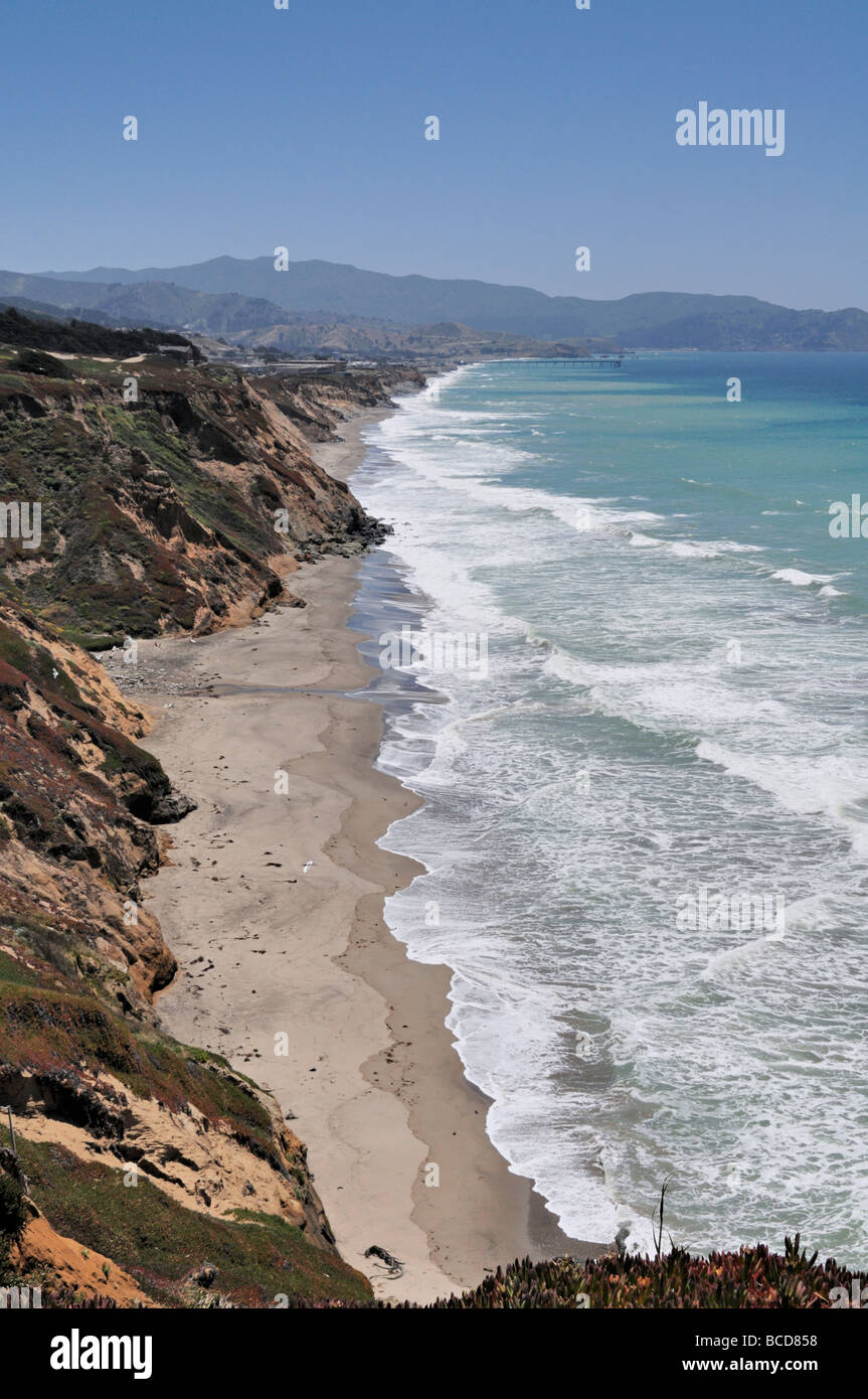 Pazifikküste von Kalifornien Stockfoto
