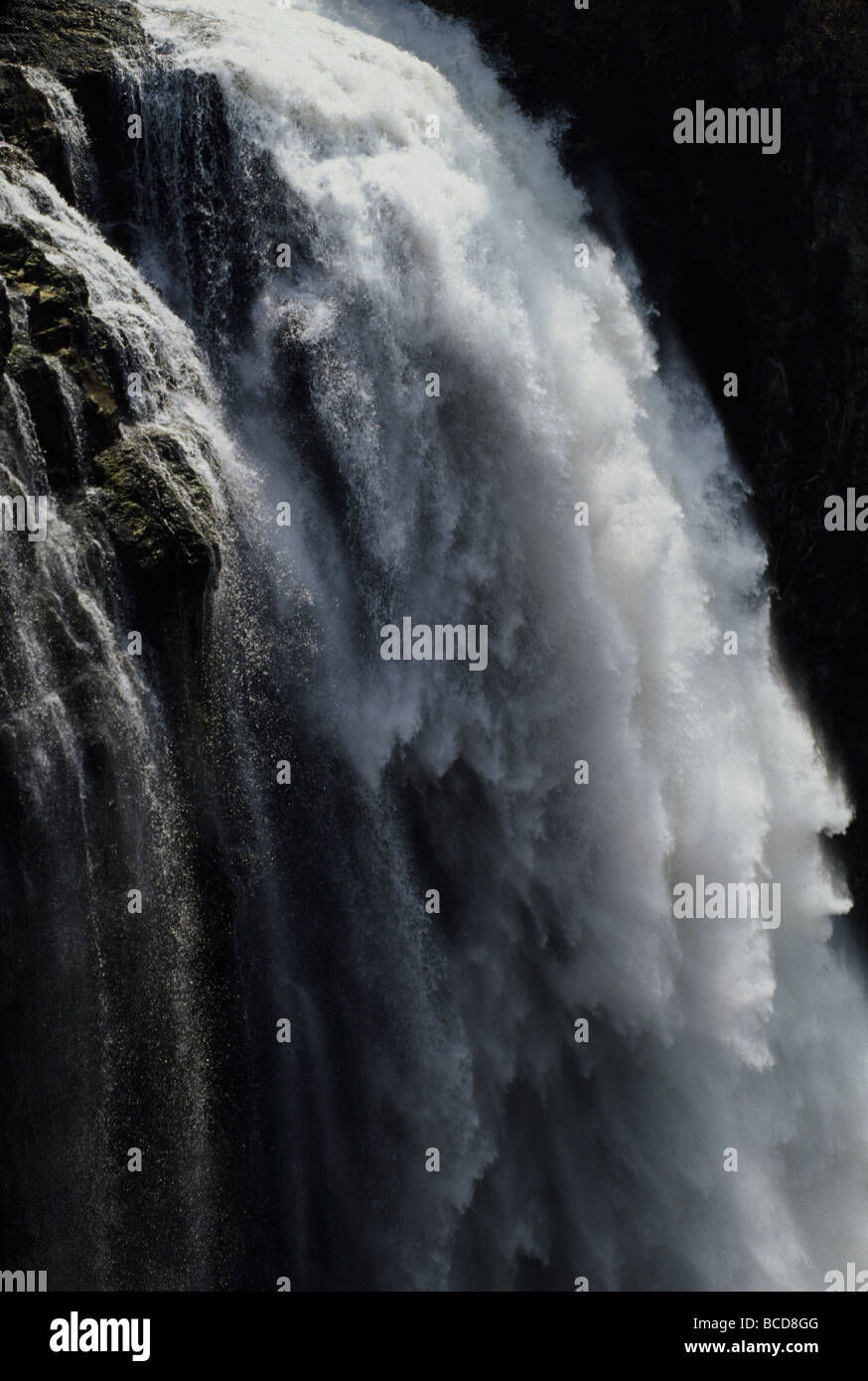 Detail der Teufel S Katarakt ist Teil der VICTORIAFÄLLE Afrika S spektakulärsten Wasserfall die SAMBESI-Simbabwe Stockfoto