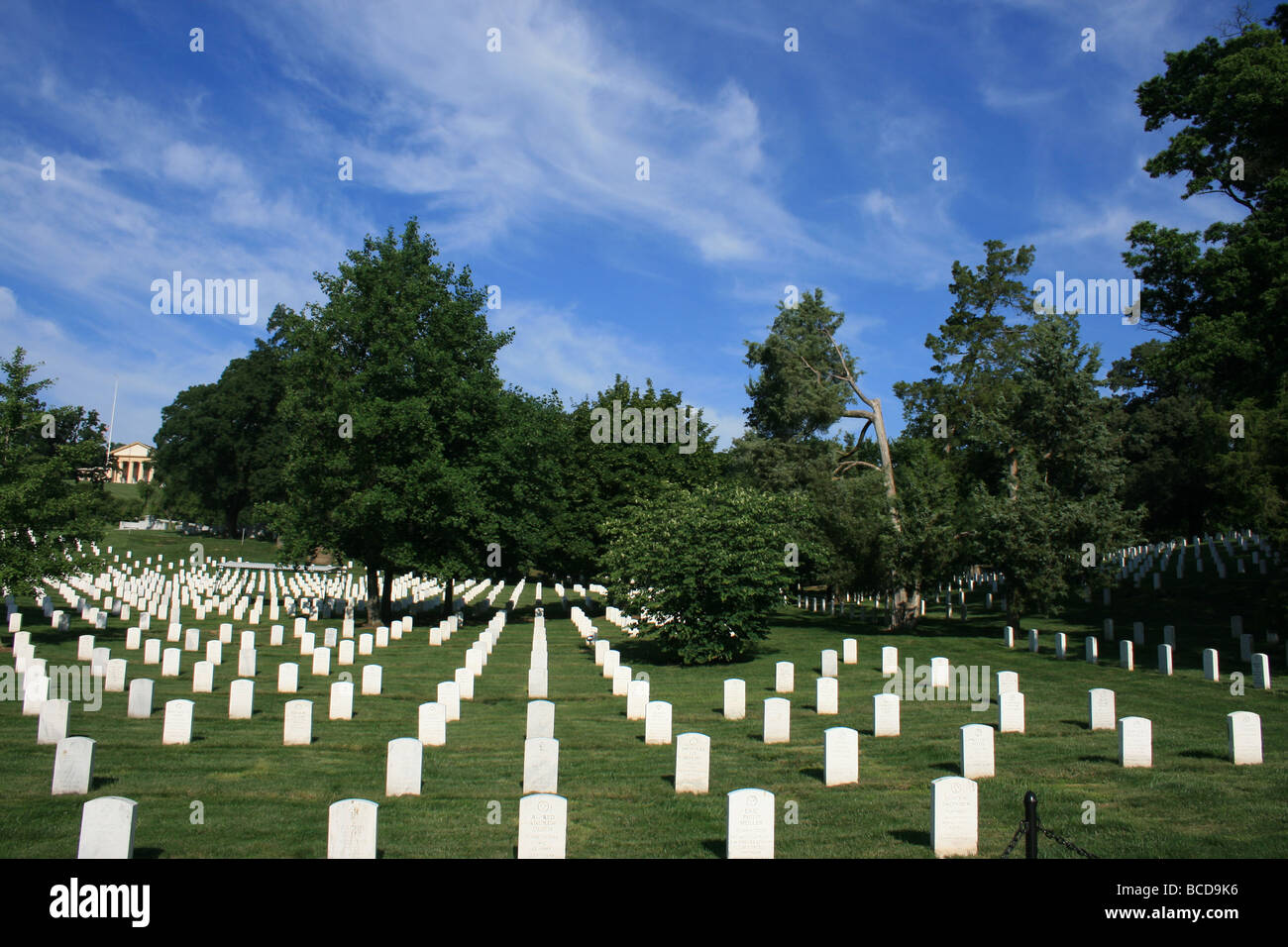 Arlington Nationalfriedhof Arlington Virginia. Stockfoto