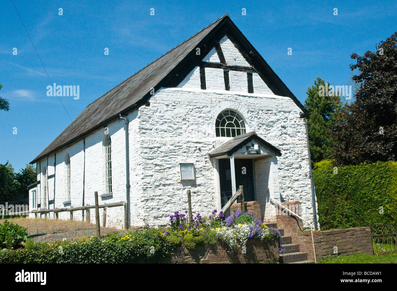 sehr alte Methodist Kapelle Madley Herefordshire England Vereinigtes Königreich Stockfoto