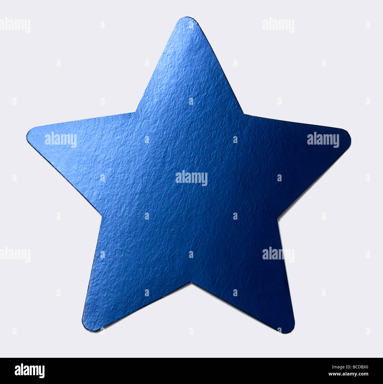 Blauer Stern Stockfoto