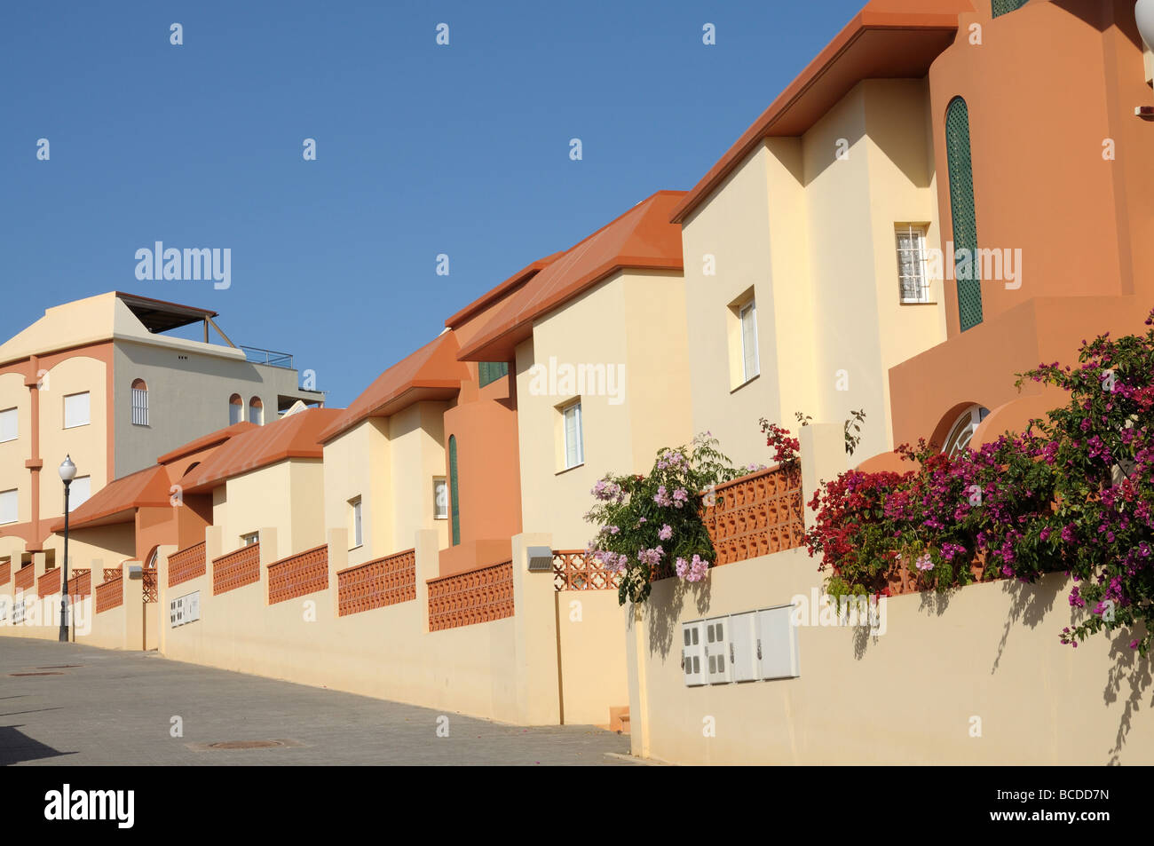 Ferienwohnungen (FeWos). Kanarischen Insel Fuerteventura, Spanien Stockfoto
