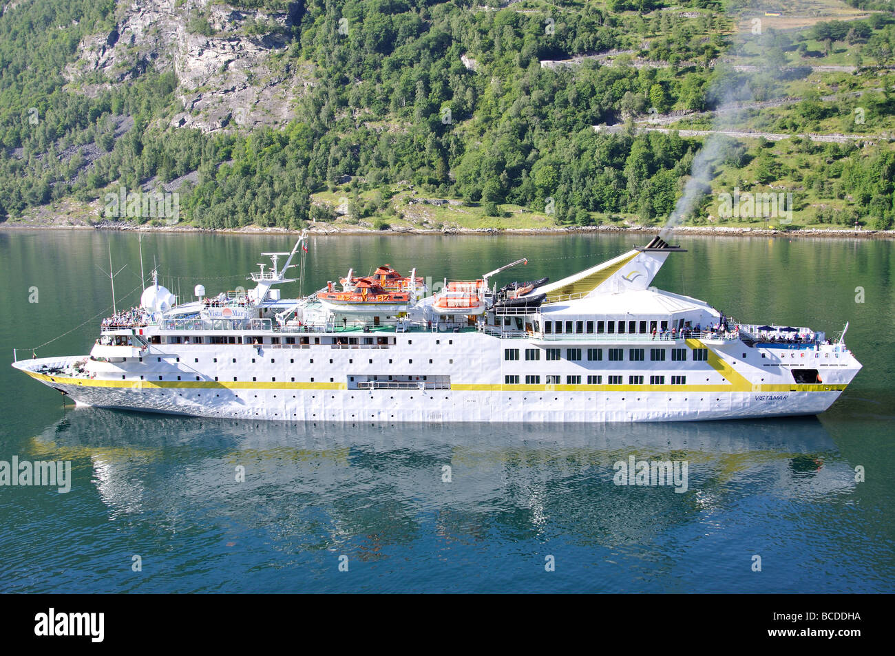 Plantours & Partner Vistamar Kreuzfahrtschiff, Geiranger Fjord, mehr Og Romsdal, Norwegen Stockfoto