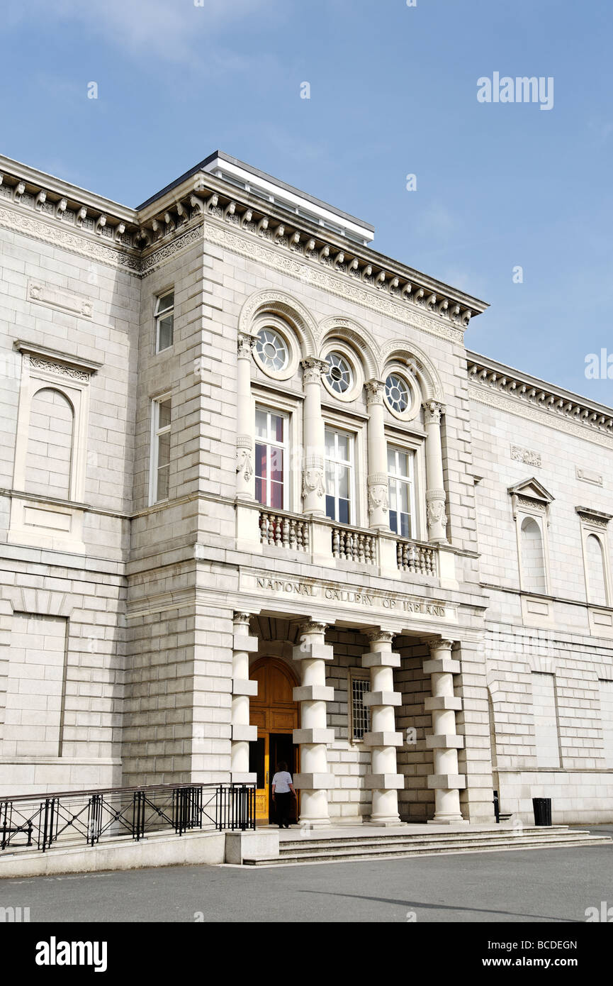 Die National Gallery Gebäude Dublin Irland Stockfoto