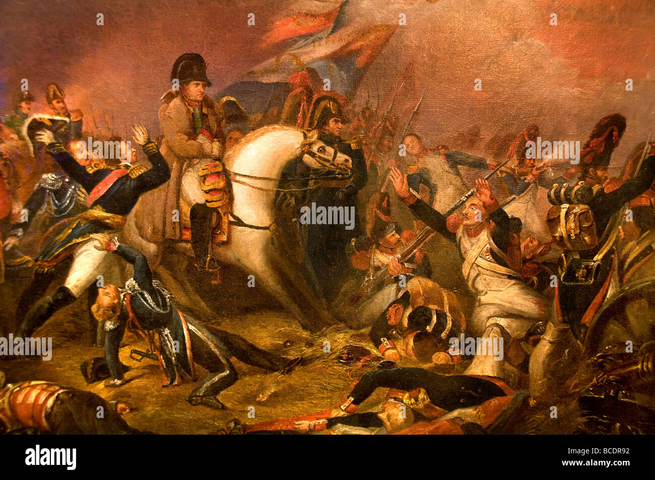 Waterloo Krieg Napoleon ich Kaiser von Französisch Frankreich König von Italien Stockfoto