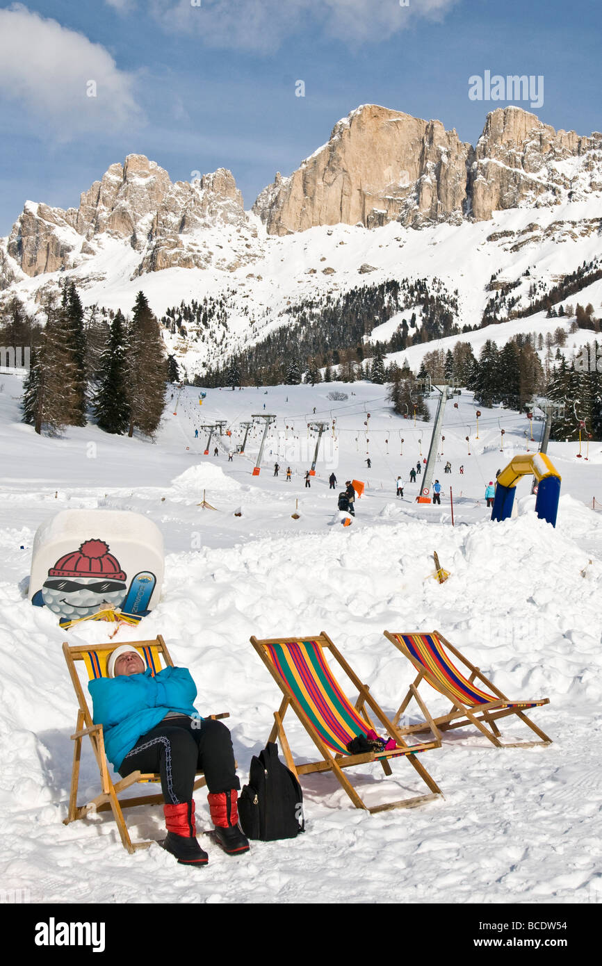 Carezza-Bozen-Italien Stockfoto