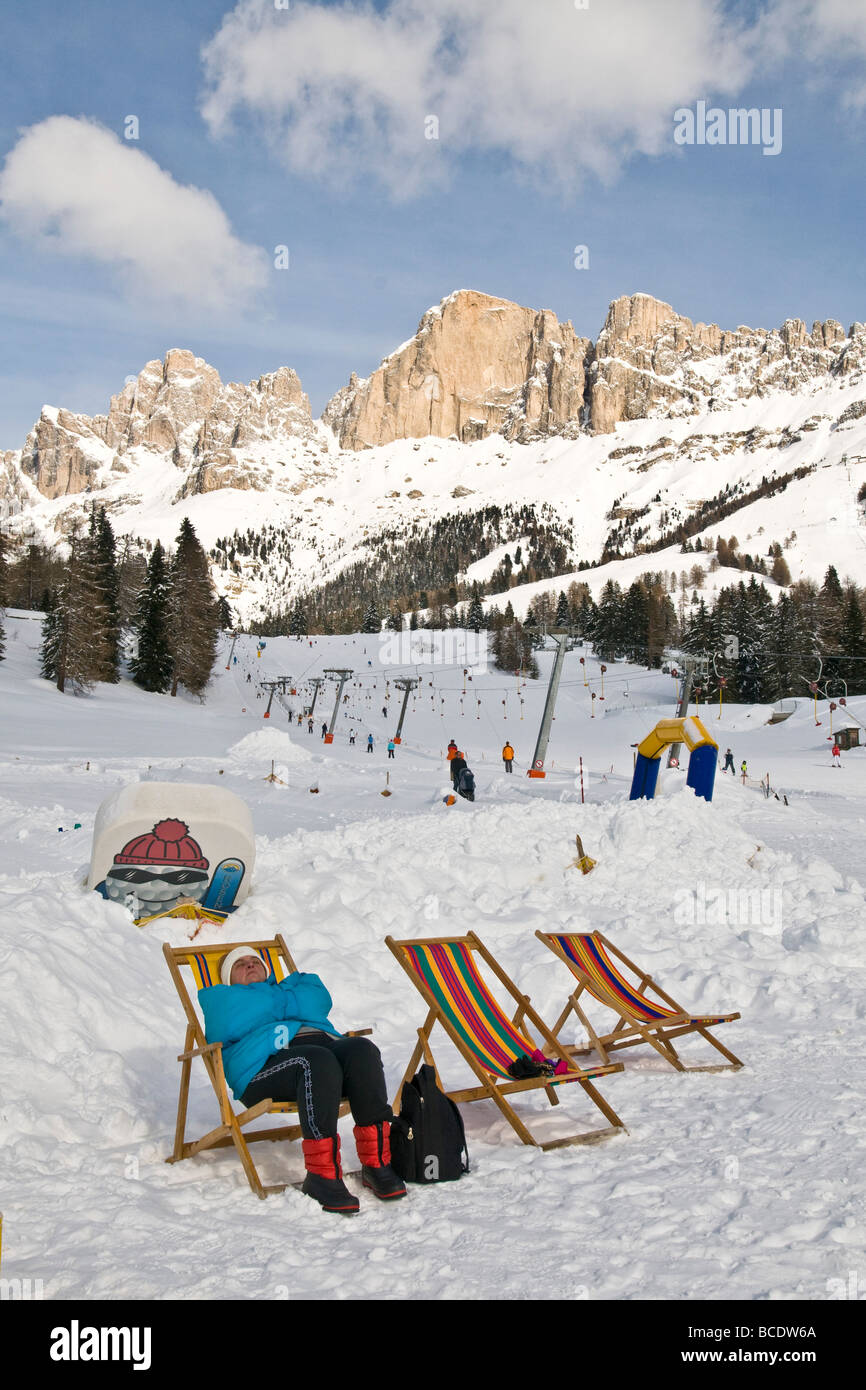 Carezza-Bozen-Italien Stockfoto