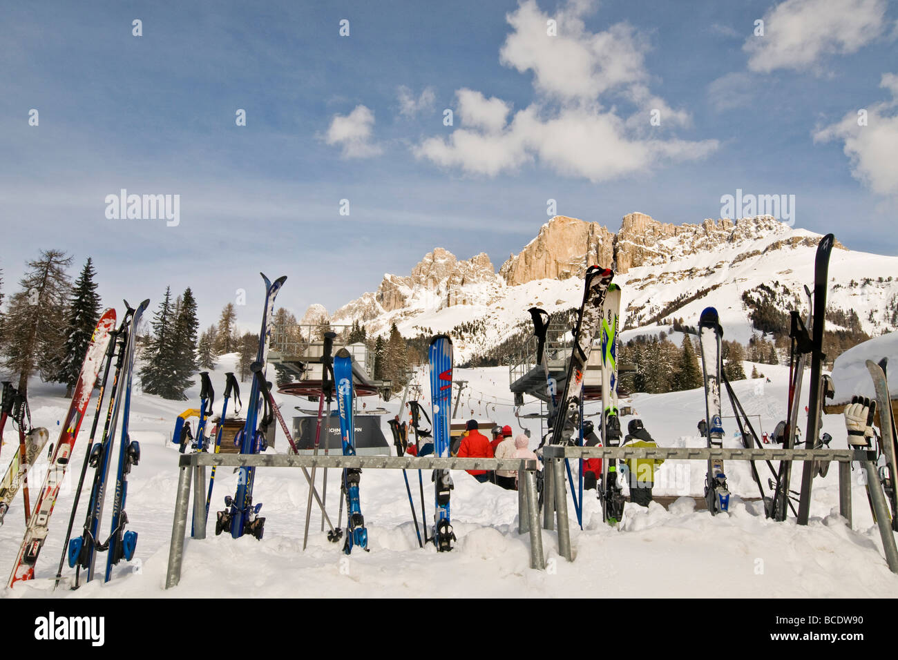 Carezza-Bozen-Italien Stockfoto