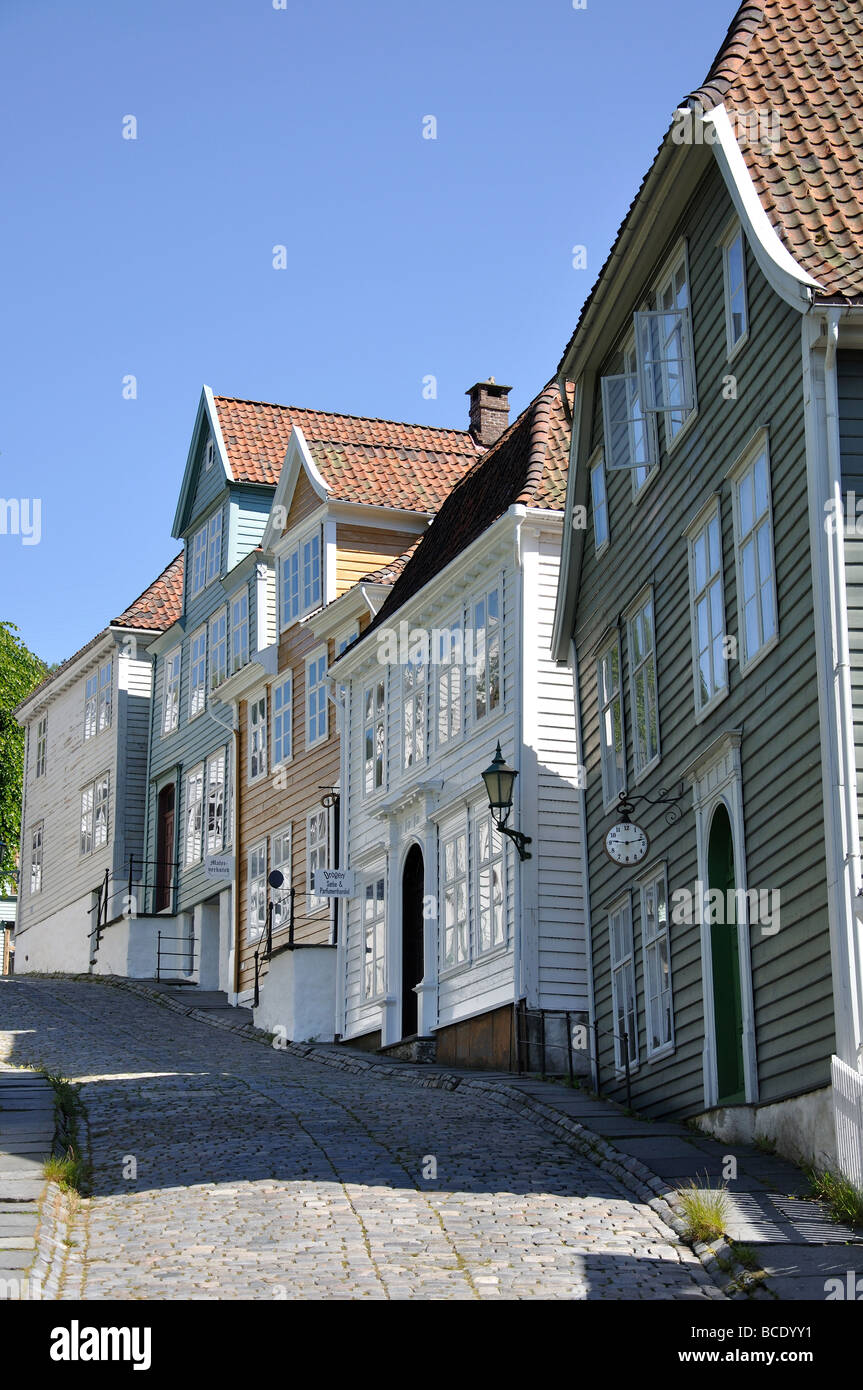 Gamle Bergen Museum, Sandviken, Bergen, Hordaland, Norwegen Stockfoto