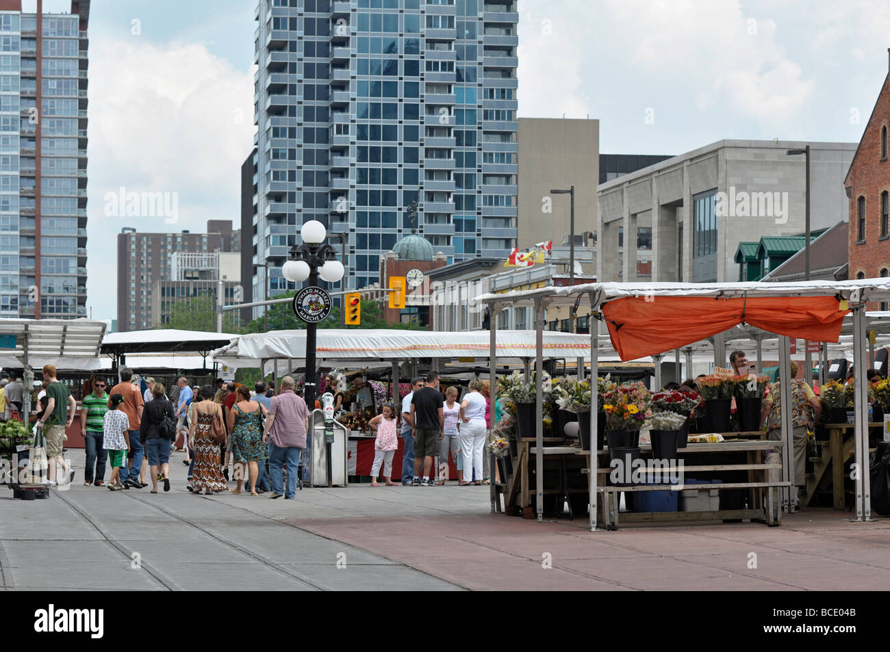 ByWard Market in Ottawa, Kanada Stockfoto
