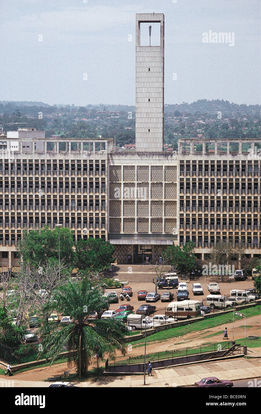 Häuser des Parlaments Kampala-Uganda-Ost-Afrika Stockfoto