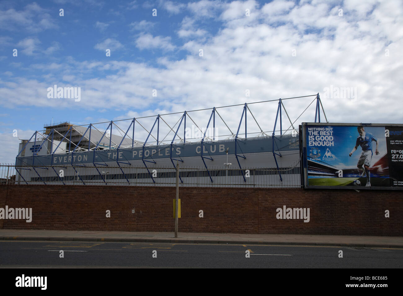 Goodison Park Fußballstadion des FC Everton fc Liverpool Merseyside England uk Stockfoto