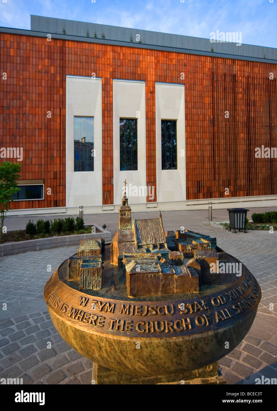 Polen Krakau Modell der ehemaligen Kirche Wszystkich Swietych und