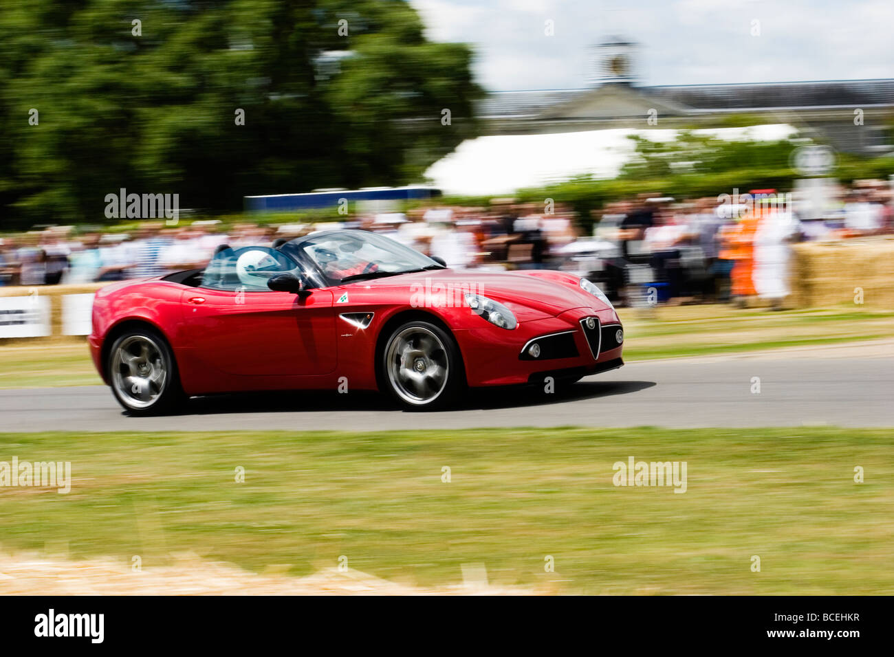 Alfa Romeo 8c Spider auf dem Goodwood Festival of Speed racing Stockfoto