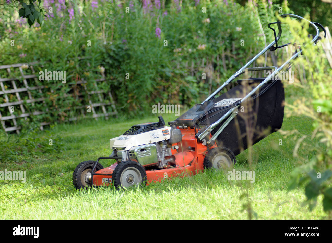 Rasenmäher Stockfoto