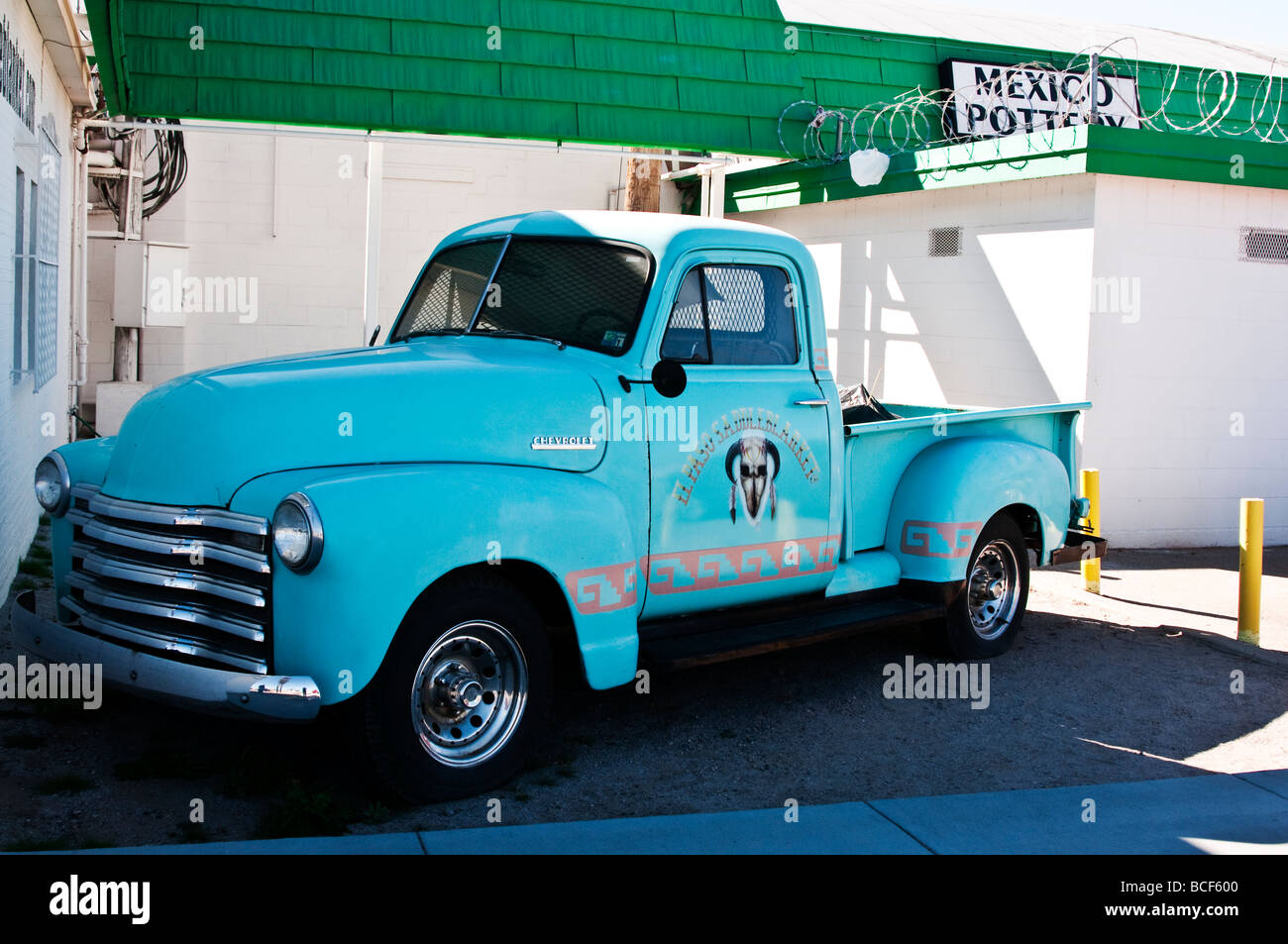 Sehenswürdigkeiten rund um El Paso, als ich im Januar 2009 auf die Mission Trail ging. Stockfoto