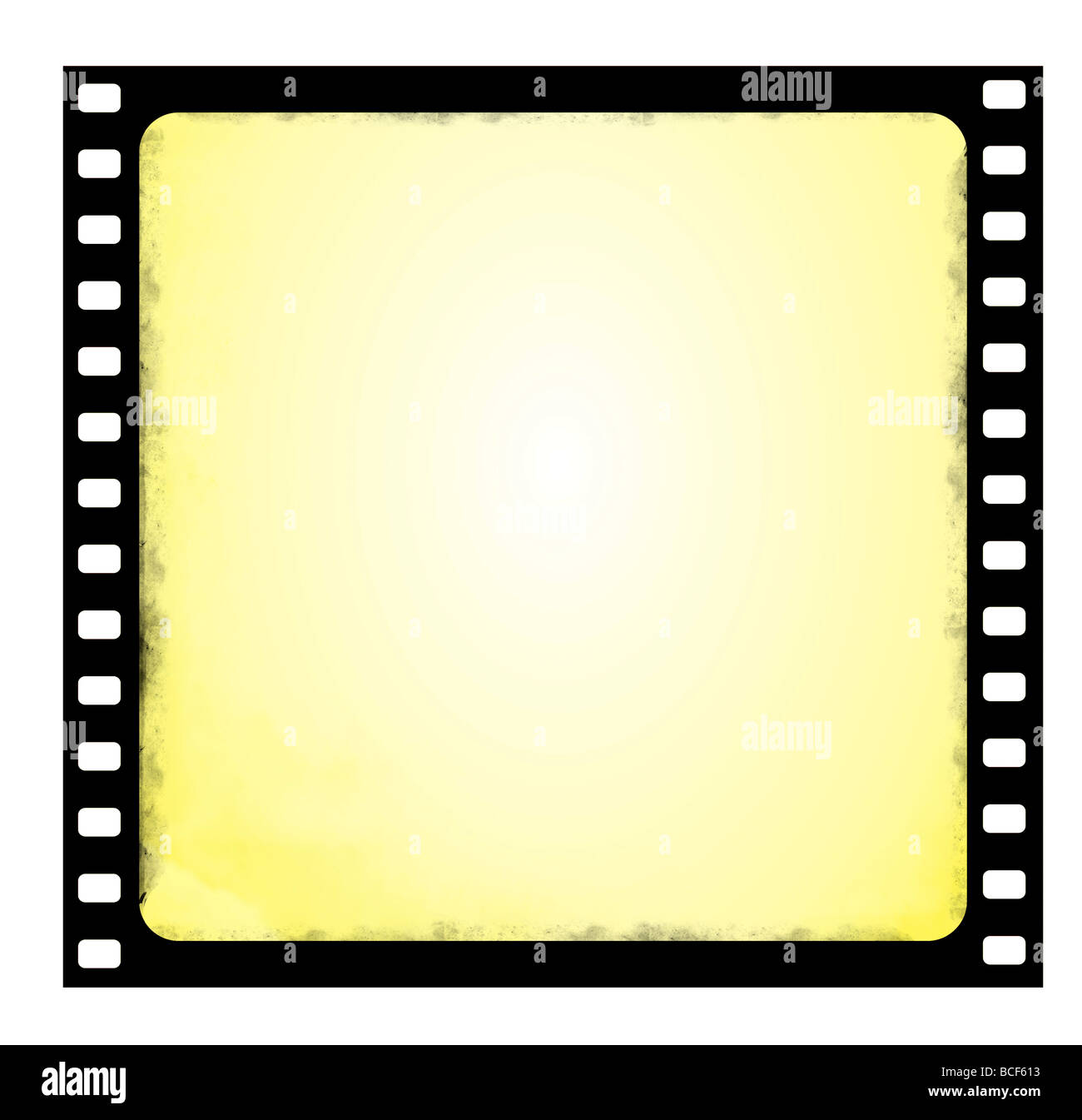 Alte Film-Frame im Grunge-Stil Stockfoto