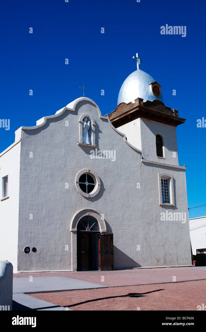 Sehenswürdigkeiten rund um El Paso, als ich im Januar 2009 auf die Mission Trail ging. Stockfoto